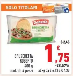 Conad BRUSCHETTA ROBERTO offerta
