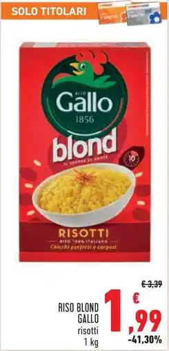 Conad Riso Blond Gallo offerta