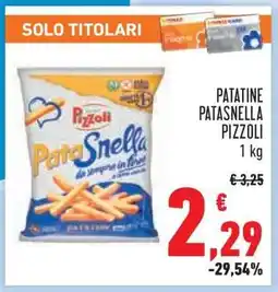 Conad Patatine Patasnella Pizzoli offerta