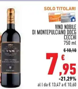 Conad Vino Nobile di Montepulciano DOCG Cecchi offerta