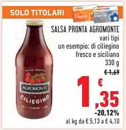 Conad Salsa Pronta Agromonte offerta