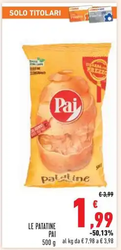 Conad Le Patatine Pai offerta