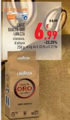 Conad Caffè Qualità Oro Lavazza offerta
