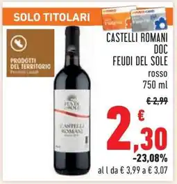 Conad Castelli Romani DOC Feudi del Sole offerta