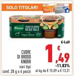 Conad CUORE DI BRODO KNORR offerta