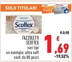 Conad FAZZOLETTI SCOTTEX offerta