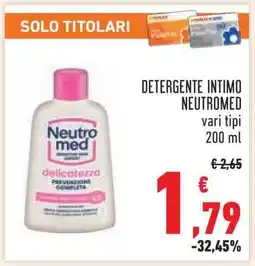 Conad Detergente Intimo Neutromed offerta