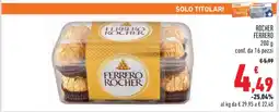 Conad Rocher Ferrero offerta