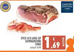 Conad SPECK ALTO ADIGE IGP SAPORI&DINTORNI CONAD offerta