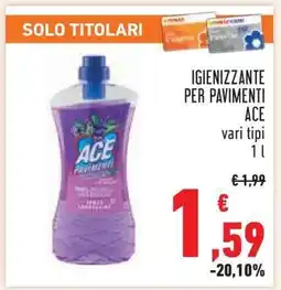 Conad Igienizzante per Pavimenti ACE offerta