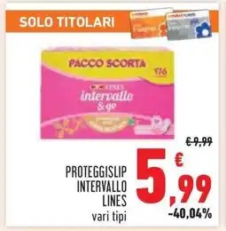 Conad Proteggislip Intervallo Lines offerta