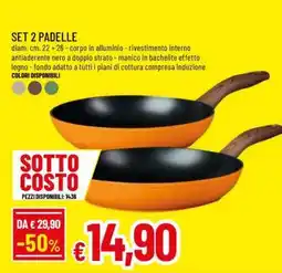 Famila SET 2 PADELLE offerta