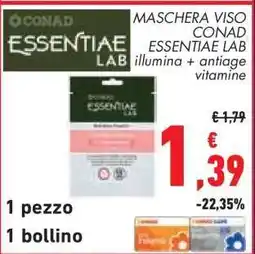 Conad Maschera Viso Conad Essentiae Lab offerta