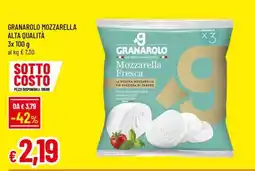 Famila GRANAROLO mozzarella alta qualità offerta