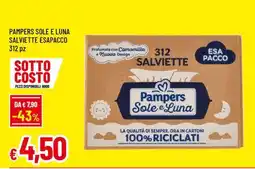 Famila PAMPERS SOLE E LUNA SALVIETTE ESAPACCO offerta