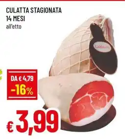Famila Culatta Stagionata 14 Mesi offerta