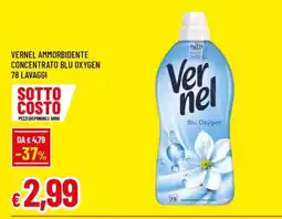Famila VERNEL AMMORBIDENTE CONCENTRATO BLU OXYGEN 78 LAVAGGI offerta