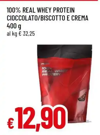 Famila 100% REAL WHEY PROTEIN CIOCCOLATO/BISCOTTO E CREMA offerta
