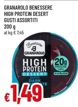 Famila GRANAROLO BENESSERE HIGH PROTEIN DESERT GUSTI ASSORTITI offerta