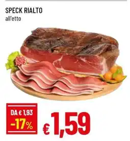 Famila SPECK RIALTO offerta