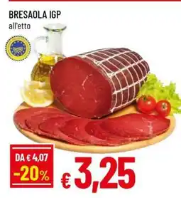 Famila BRESAOLA IGP offerta