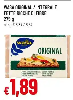 Famila WASA ORIGINAL / INTEGRALE FETTE RICCHE DI FIBRE offerta