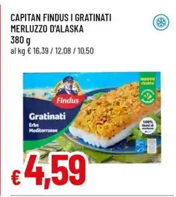 Famila CAPITAN FINDUS I GRATINATI MERLUZZO D'ALASKA offerta