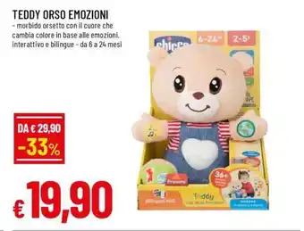 Famila TEDDY ORSO EMOZIONI offerta