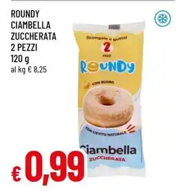 Famila ROUNDY CIAMBELLA ZUCCHERATA 2 PEZZI offerta