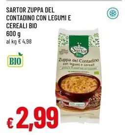 Famila Sartor Zuppa del Contadino con Legumi e Cereali Bio offerta