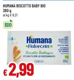 Famila HUMANA BISCOTTO BABY BIO offerta