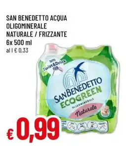 Famila SAN BENEDETTO ACQUA OLIGOMINERALE NATURALE / FRIZZANTE offerta
