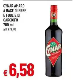 Famila CYNAR AMARO offerta