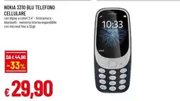 Famila NOKIA 3310 BLU TELEFONO CELLULARE offerta