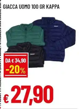 Famila GIACCA UOMO 100 GR KAPPA offerta