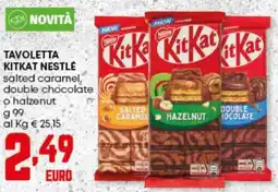 Panorama Tavoletta kitkat nestlé salted caramel offerta