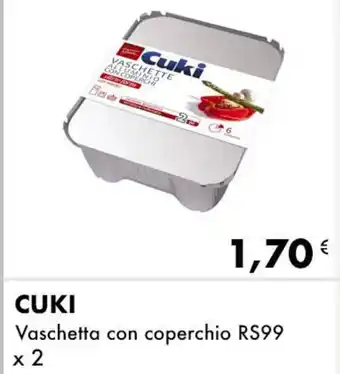 CUKI Vaschetta con coperchio RS99