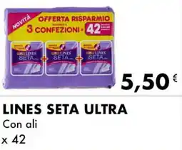 Iper Tosano Lines seta ultra Con ali offerta
