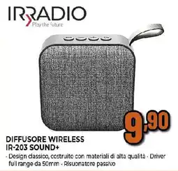 Extracoop DIFFUSORE WIRELESS IR-203 SOUND+ offerta
