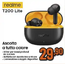 Extracoop realme T200 Lite offerta