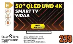 Ipercoop SMART TECH TV LED 50" HD READY 50QVOIV offerta
