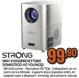 Ipercoop STRONG MINI VIDEOPROIETTORE DOMESTICO HD YOUNGQ1 offerta