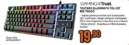 Extracoop GAMINGXTrust TASTIERA ILLUMINATA TKL GXT 833 THADO offerta