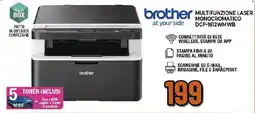 Extracoop brother MULTIFUNZIONE LASER MONOCROMATICO DCP-1612WMWB offerta