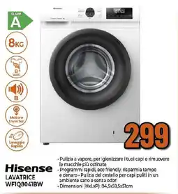 Extracoop Hisense LAVATRICE WFIQ8041BW offerta