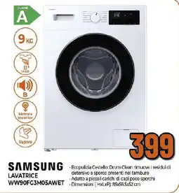Extracoop SAMSUNG LAVATRICE WW90FG3M05AWET offerta