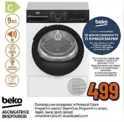 Extracoop beko ASCIUGATRICE BMEPT491SBI offerta
