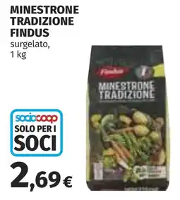 Coop Minestrone tradizione FINDUS offerta