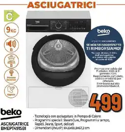 Ipercoop beko ASCIUGATRICE BMEPT491SBI offerta