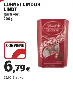 Coop Cornet lindor LINDT offerta